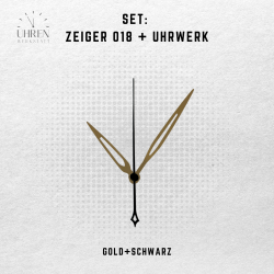 Lautloses Quarz-Uhrwerk mit Zeigersatz