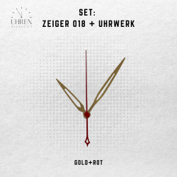 Lautloses Quarz-Uhrwerk mit Zeigersatz