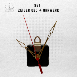Lautloses Quarz-Uhrwerk mit Zeigersatz