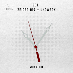 Lautloses Quarz-Uhrwerk mit Zeigersatz