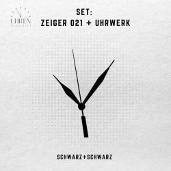 Lautloses Quarz-Uhrwerk mit Zeigersatz