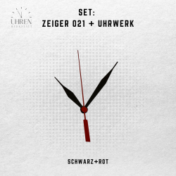 Lautloses Quarz-Uhrwerk mit Zeigersatz
