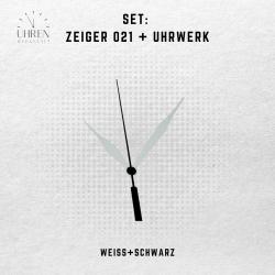 Lautloses Quarz-Uhrwerk mit Zeigersatz