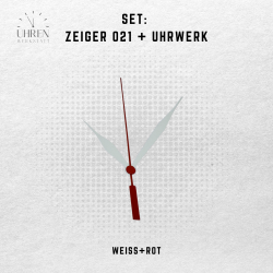 Lautloses Quarz-Uhrwerk mit Zeigersatz
