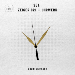 Lautloses Quarz-Uhrwerk mit Zeigersatz