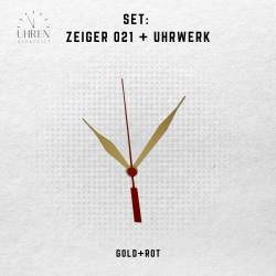 Lautloses Quarz-Uhrwerk mit Zeigersatz