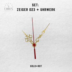 Lautloses Quarz-Uhrwerk mit Zeigersatz