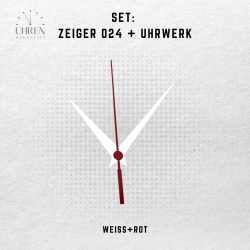 Lautloses Quarz-Uhrwerk mit Zeigersatz