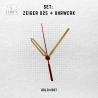 Lautloses Quarz-Uhrwerk mit Zeigersatz