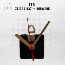 Lautloses Quarz-Uhrwerk mit Zeigersatz