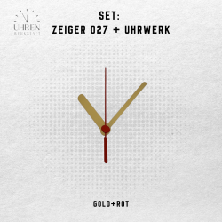 Lautloses Quarz-Uhrwerk mit Zeigersatz