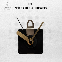 Lautloses Quarz-Uhrwerk mit Zeigersatz