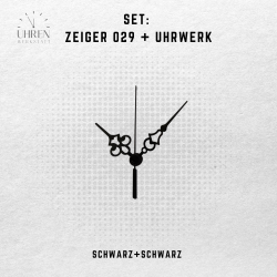 Lautloses Quarz-Uhrwerk mit Zeigersatz