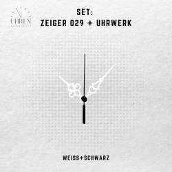 Lautloses Quarz-Uhrwerk mit Zeigersatz