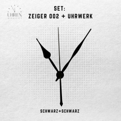 Lautloses Quarz-Uhrwerk mit Zeigersatz