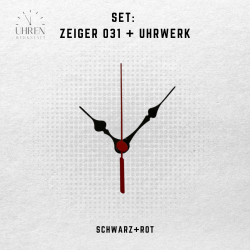 Lautloses Quarz-Uhrwerk mit Zeigersatz