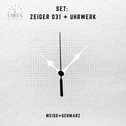 Lautloses Quarz-Uhrwerk mit Zeigersatz