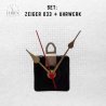 Lautloses Quarz-Uhrwerk mit Zeigersatz