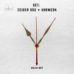 Lautloses Quarz-Uhrwerk mit Zeigersatz