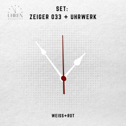 Lautloses Quarz-Uhrwerk mit Zeigersatz