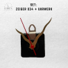 Lautloses Quarz-Uhrwerk mit Zeigersatz