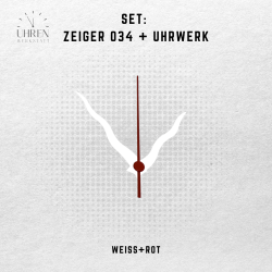 Lautloses Quarz-Uhrwerk mit Zeigersatz