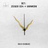 Lautloses Quarz-Uhrwerk mit Zeigersatz