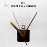 Lautloses Quarz-Uhrwerk mit Zeigersatz