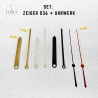 Lautloses Quarz-Uhrwerk mit Zeigersatz
