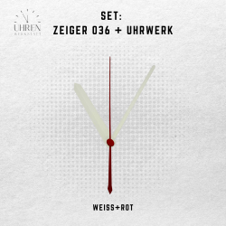 Lautloses Quarz-Uhrwerk mit Zeigersatz