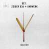 Lautloses Quarz-Uhrwerk mit Zeigersatz