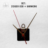Lautloses Quarz-Uhrwerk mit Zeigersatz