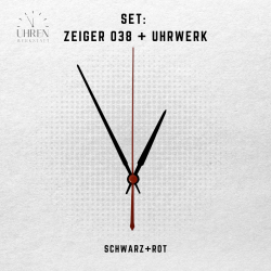 Lautloses Quarz-Uhrwerk mit Zeigersatz