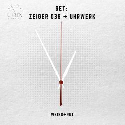 Lautloses Quarz-Uhrwerk mit Zeigersatz