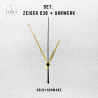 Lautloses Quarz-Uhrwerk mit Zeigersatz