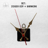 Lautloses Quarz-Uhrwerk mit Zeigersatz