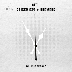 Lautloses Quarz-Uhrwerk mit Zeigersatz