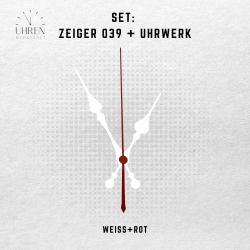 Lautloses Quarz-Uhrwerk mit Zeigersatz