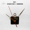 Lautloses Quarz-Uhrwerk mit Zeigersatz