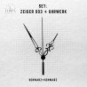 Lautloses Quarz-Uhrwerk mit Zeigersatz