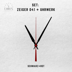 Lautloses Quarz-Uhrwerk mit Zeigersatz
