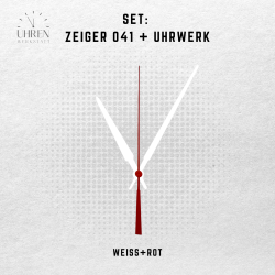 Lautloses Quarz-Uhrwerk mit Zeigersatz