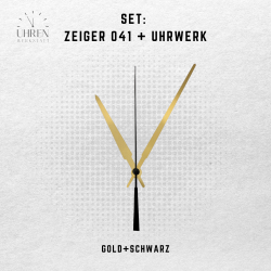Lautloses Quarz-Uhrwerk mit Zeigersatz