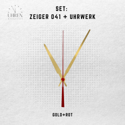 Lautloses Quarz-Uhrwerk mit Zeigersatz