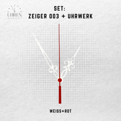 Lautloses Quarz-Uhrwerk mit Zeigersatz