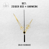 Lautloses Quarz-Uhrwerk mit Zeigersatz